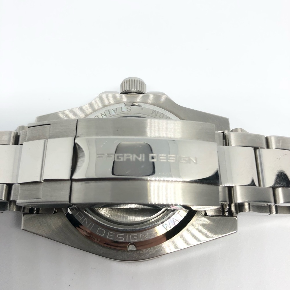 Pagani Design 40mm GMT Automatic Mens Watch Mechanical Stainless Steel watch - Picture 5 of 8